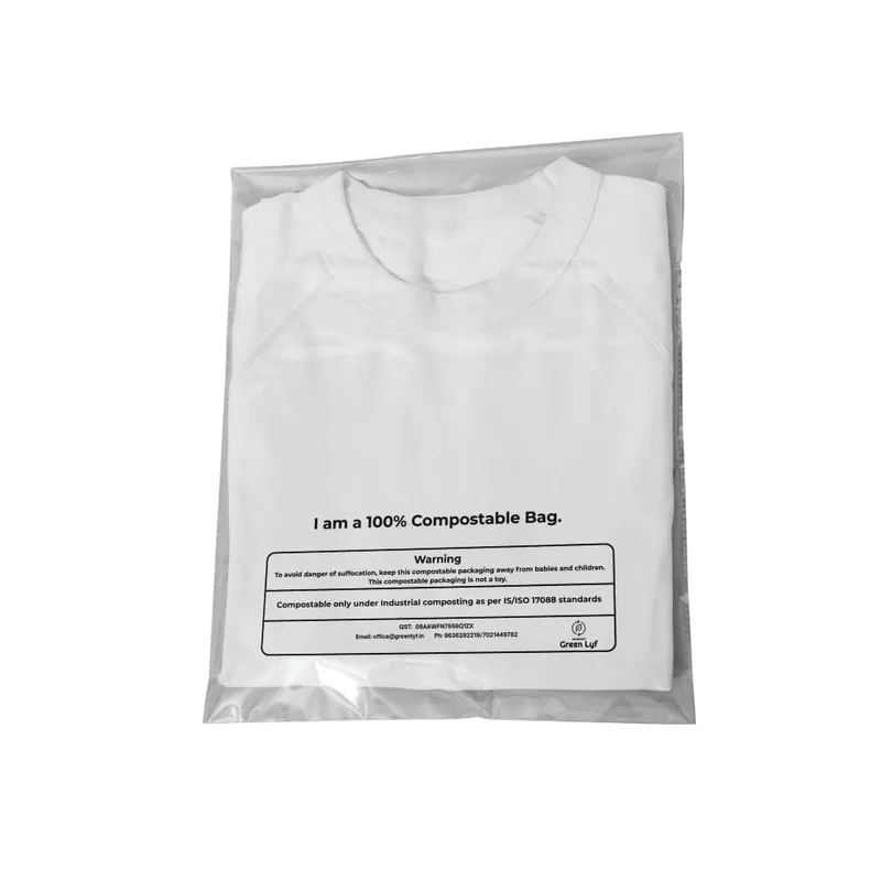 Garment Bag made with Bio Fully Transparent Compound API-FTR 09