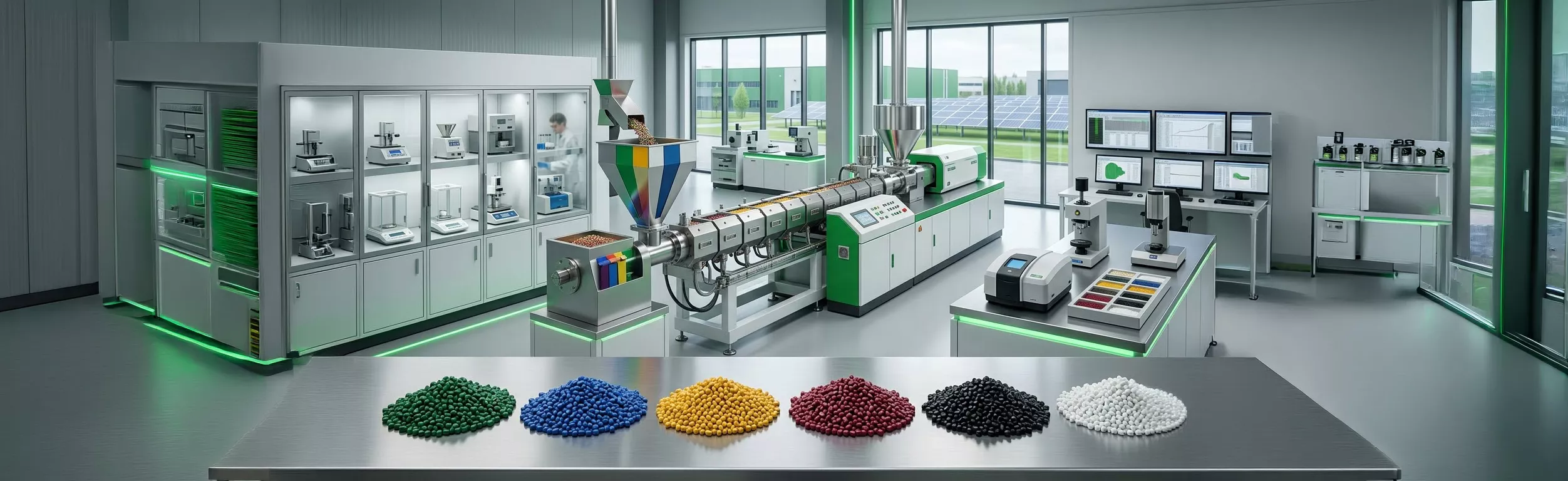 How it works — compostable bio-plastics to compost to plant extracts to bio polymers